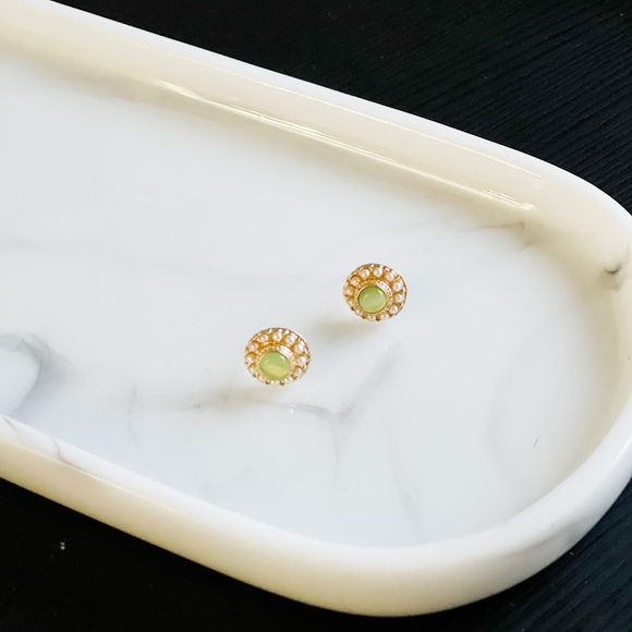 🟢Emerald Natural Stud Earring🟢 - Picture 2 of 4